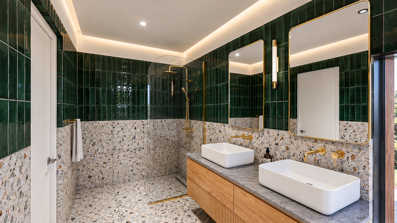 Maintenance salle de bain terrazzo + zellige 1