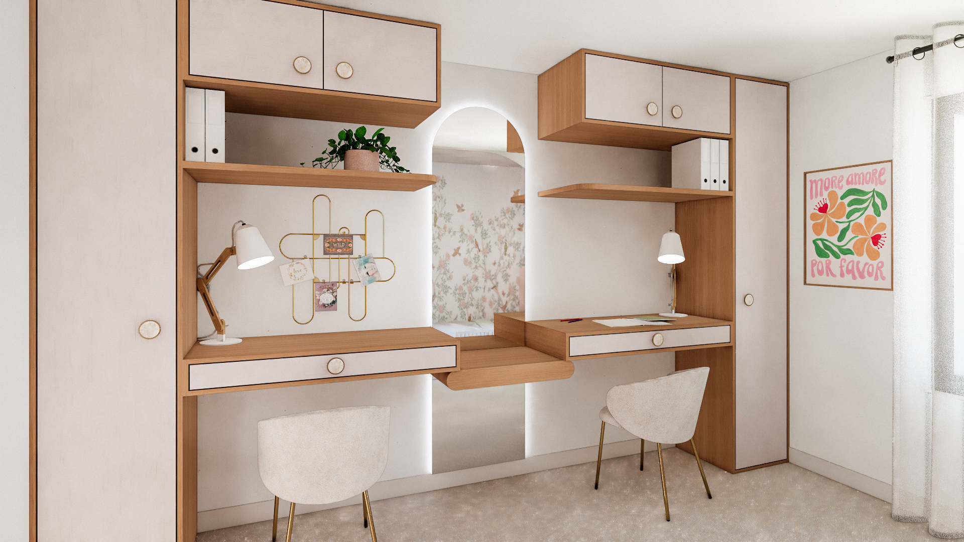 amenagement bureau enfant sur mesure niche centrale.jpg