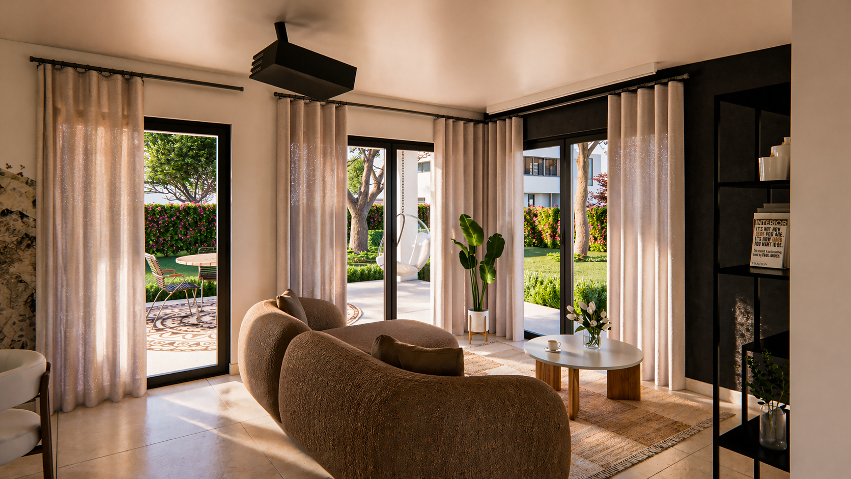 maison bois et pierre salon partenaire 3d
